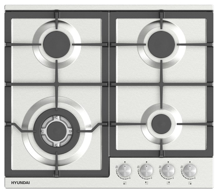 Газовая варочная поверхность Hyundai HHG 6436 IX XM1598814 - фото 26200