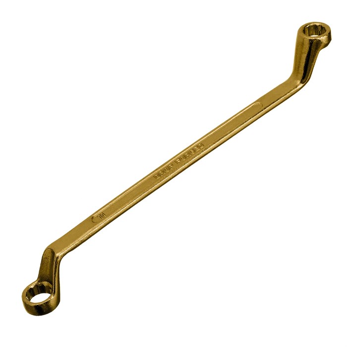 Ключ накидной, 10 х 11 мм, желтый цинк Сибртех - фото 262905