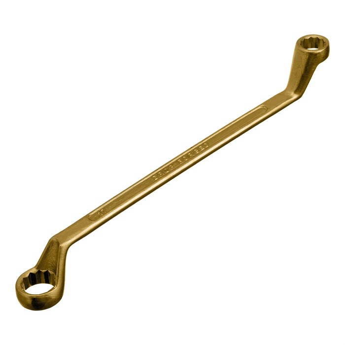 Ключ накидной, 13 х 17 мм, желтый цинк Сибртех - фото 262920