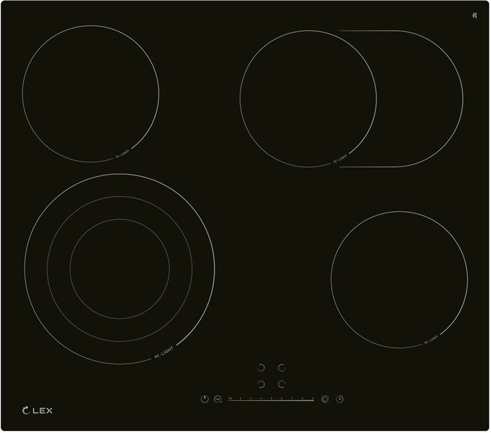 Варочная поверхность Lex EVH 642D BL XM2026019 - фото 28436