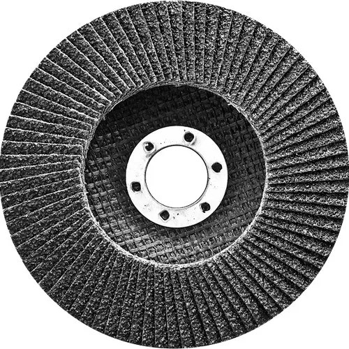 Круг лепестковый торцевой, конический, Р 24, 125 х 22.2 мм Сибртех - фото 287057