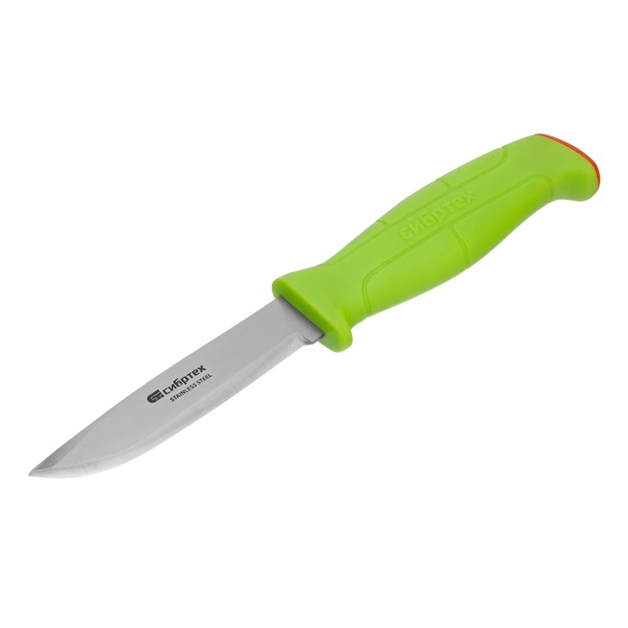 Нож-поплавок хозяйственный с чехлом, пластиковая рукоятка, 230 мм Сибртех - фото 290655