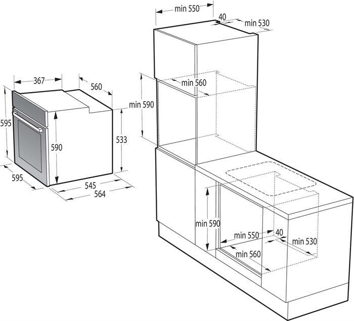 Духовой шкаф Электрический Gorenje BO6725E02WG XM1536713 - фото 30716