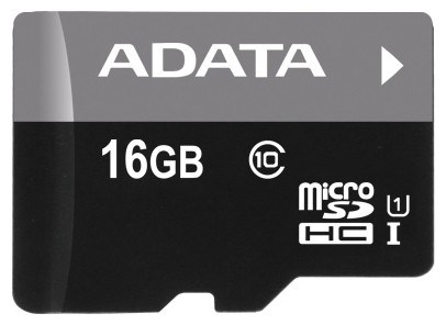 Флеш карта microSDHC 16GB A-Data  AUSDH16GUICL10-RA1 XM783533 - фото 335463