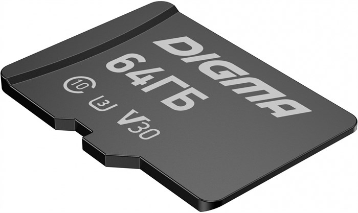 Флеш карта microSDXC 64GB Digma  CARD30 - фото 335486