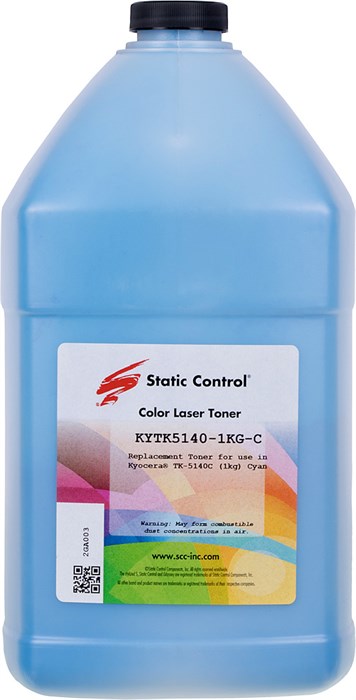 Тонер Static Control KYTK5140-1KG-C - фото 341244