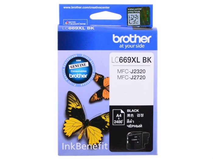 Картридж струйный Brother LC669XLBK XM982963 - фото 341711