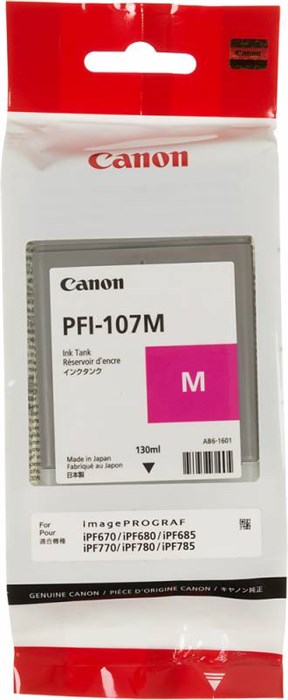 Картридж струйный Canon PFI-107M XM945700 - фото 341823