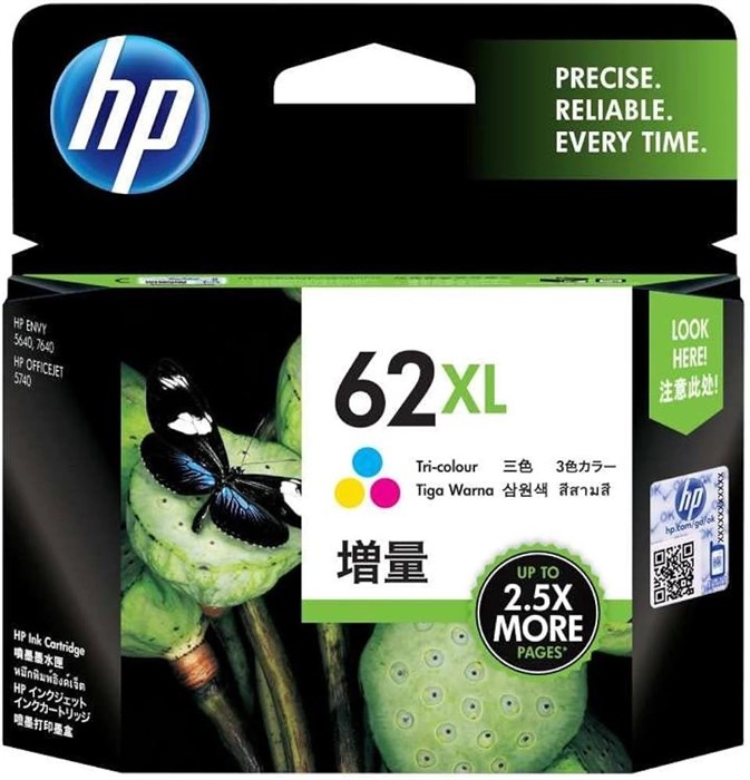 Картридж струйный HP 62XL - фото 342148