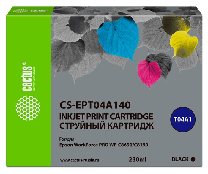 Картридж струйный Cactus CS-EPT04A140 XM1553365 - фото 345960