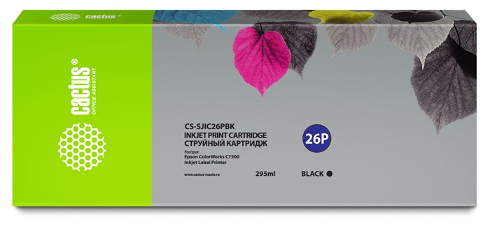 Картридж струйный Cactus CS-SJIC26PBK XM1563119 - фото 345968