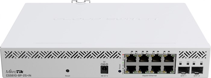 Коммутатор MikroTik  CSS610-8P-2S+IN XM1930586 - фото 354670