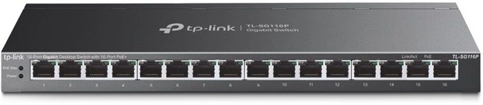 Коммутатор TP-Link  TL-SG116P XM2022696 - фото 355490