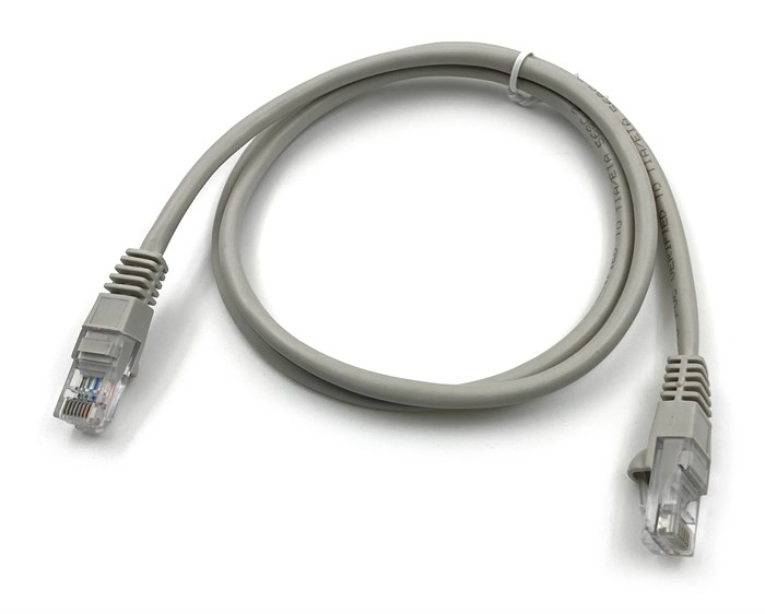 Патч-корд Buro UTP 4 пары cat5E CCA molded 1м серый RJ-45 (m)-RJ-45 (m) XM1427784 - фото 356861