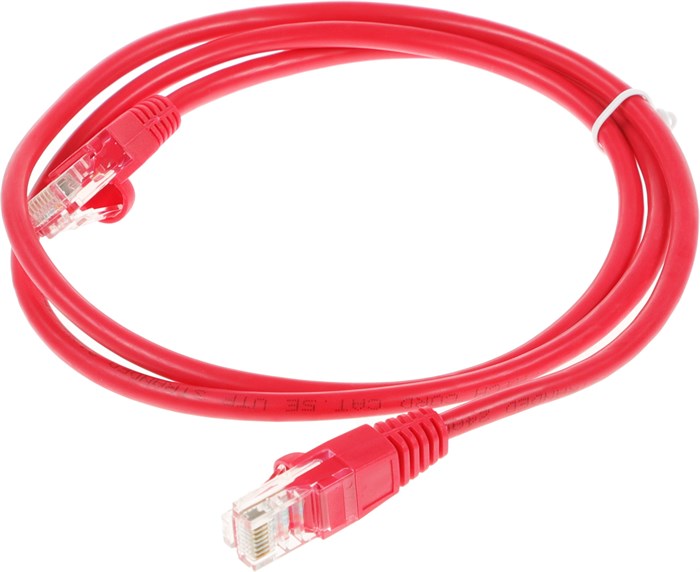 Патч-корд cat5E molded 1м красный RJ-45 (m)-RJ-45 (m) XM630499 - фото 357110