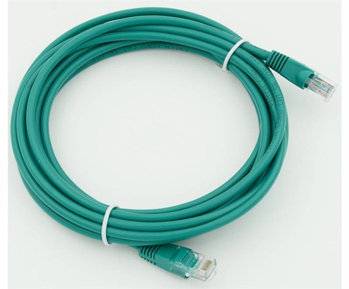 Патч-корд cat5E molded 5м зеленый RJ-45 (m)-RJ-45 (m) XM630509 - фото 357120