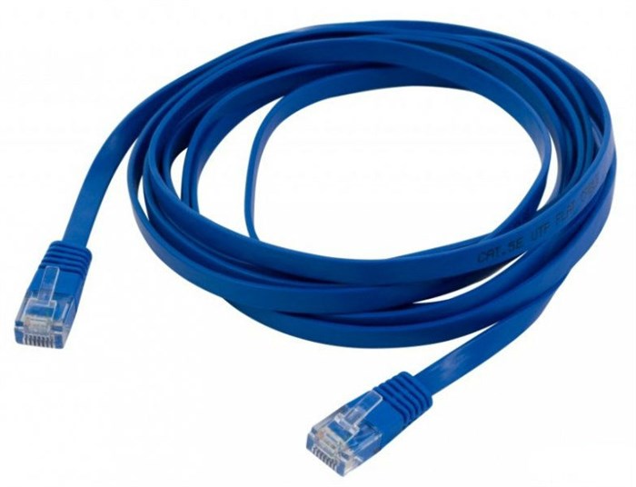 Патч-корд cat5E molded 1м синий RJ-45 (m)-RJ-45 (m) XM630495 - фото 357251