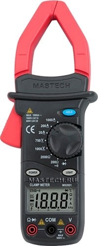 Клещи токоизмерительные Mastech  MS2001C XM1159258 - фото 385040