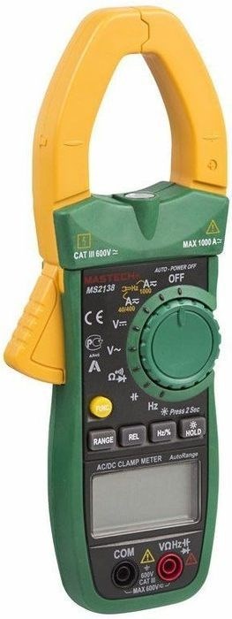 Клещи токоизмерительные Mastech  MS2138 XM1159265 - фото 385051