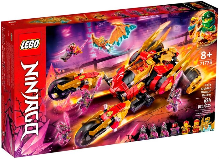 Конструктор Lego Ninjago Kais Golden Dragon Raider XM1868177 - фото 441182