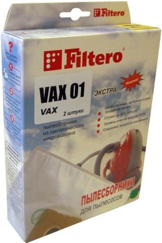 Пылесборники Filtero VAX 01 Экстра XM949832 - фото 449031