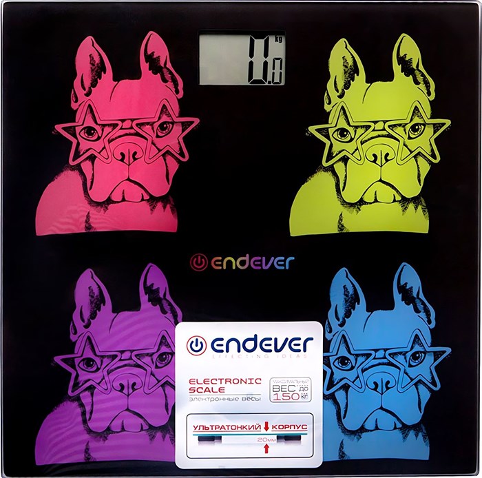 Весы напольные электронные Endever Aurora-565 - фото 459004