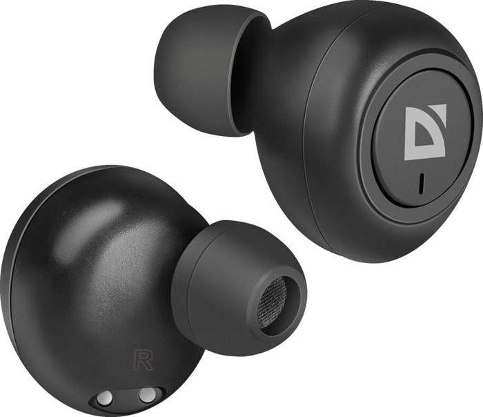 Bluetooth наушники Defender Twins 638 черные TWS XMC104395 - фото 471778