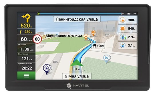 GPS-автонавигатор Navitel E777 Truck 7",800х480,8Gb,microSD XMC115437 - фото 472374