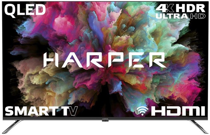 LED телевизор Harper 50Q850TS ЭДО 50"/QLED/3840*2160/SmartTV/Andr 11/3*HDMI/2*USB XMC114725 - фото 472572