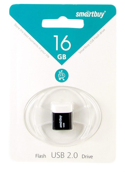 USB флеш накопитель 16 Gb SmartBuy LARA Black SB16GBLARA-K XMC66769 - фото 472879