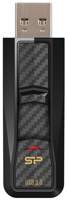 USB флеш накопитель 32 Gb Silicon Power Blaze B50 Black Carbon USB 3.0 XMC60305 - фото 472984