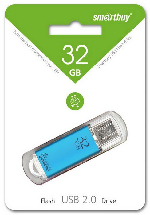 USB флеш накопитель 32 Gb SmartBuy V-Cut Blue SB32GBVC-B XMC64862 - фото 473105