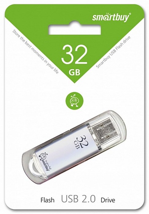 USB флеш накопитель 32 Gb SmartBuy V-Cut Silver SB32GBVC-S XMC64863 - фото 473107