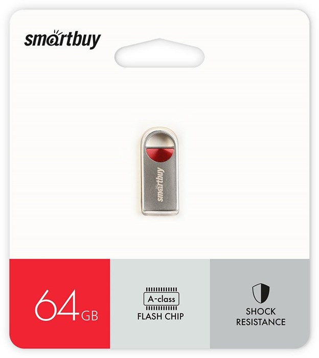 USB флеш накопитель 64 Gb SmartBuy MC8 Metal Red SB064GBMC8 XMC118493 - фото 473281