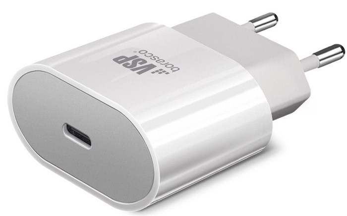 З/У BoraSCO (50634) USB-C PD, 20Вт, белое - фото 477672