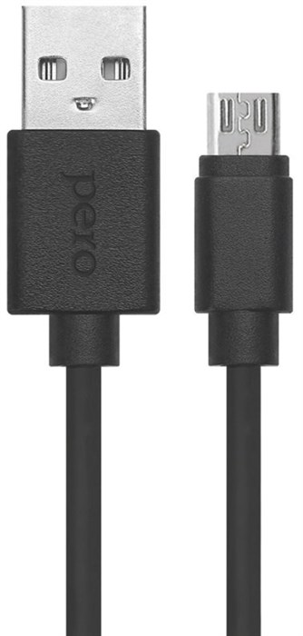 Кабель Pero (DC-03) micro USB, 2 м, черный, 2A XMC116495 - фото 478488