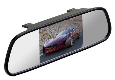 Монитор Interpower IP Mirror 5" HD ЭДО зеркало,  2 видеовхода - фото 480330