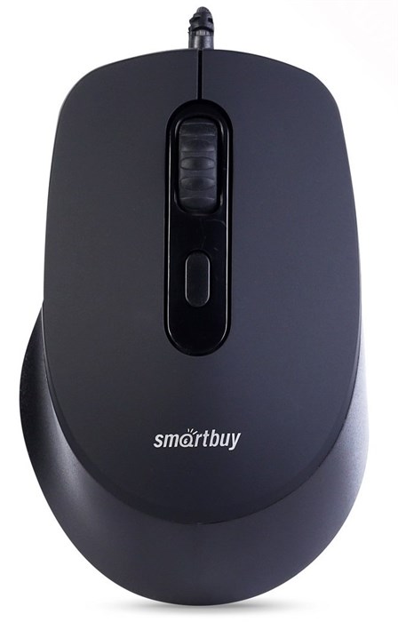 Мышь проводная Smartbuy ONE 265-K черная беззвучная 800-2400 dpi / SBM-265-K XMC106275 - фото 481172