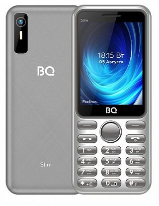 Сотовый телефон BQ M-2833 Slim Gray XMC121706 - фото 484255