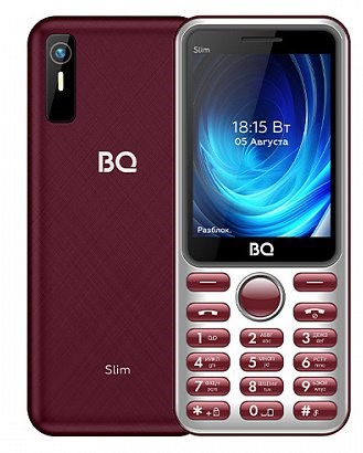 Сотовый телефон BQ M-2833 Slim Red XMC121707 - фото 484259