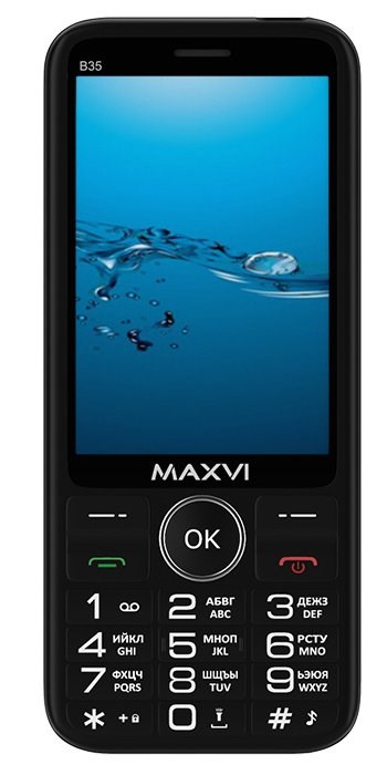 Сотовый телефон MAXVI  B35 Black XMC113761 - фото 484865