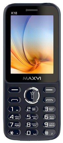 Сотовый телефон MAXVI K18 Blue XMC98946 - фото 485135