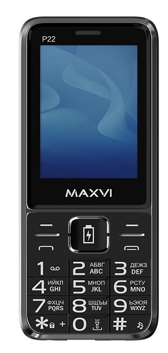 Сотовый телефон MAXVI P22 Black - фото 485314