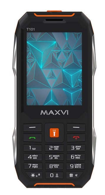 Сотовый телефон MAXVI T101 Orange - фото 485406