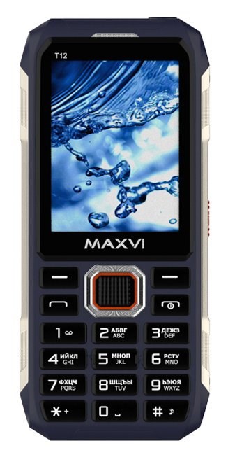 Сотовый телефон MAXVI T12 Blue - фото 485422