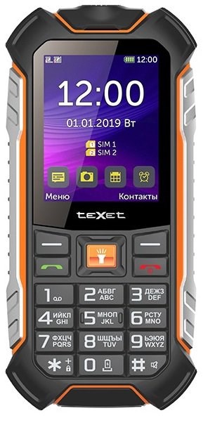 Сотовый телефон TEXET TM-530R Black IP68 - фото 485900