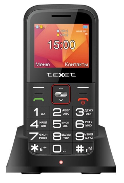 Сотовый телефон TEXET TM-B418 Red - фото 485962