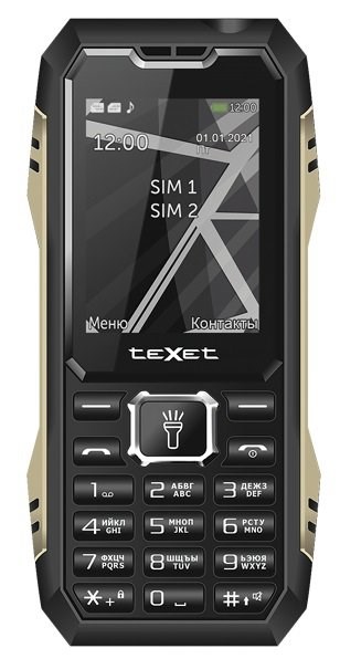 Сотовый телефон TEXET TM-D424 Black XMC109235 - фото 485993