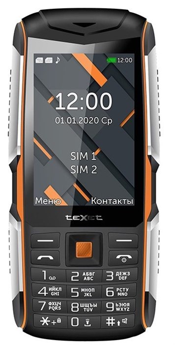 Сотовый телефон TEXET TM-D426 Black Orange - фото 486001