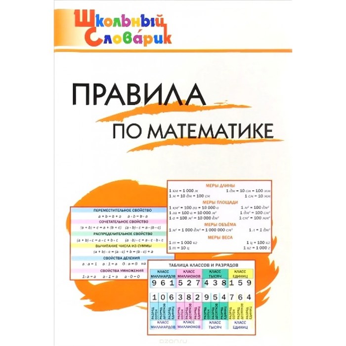 Правила по математике. Клюхина И.В. XKN797366 - фото 549636